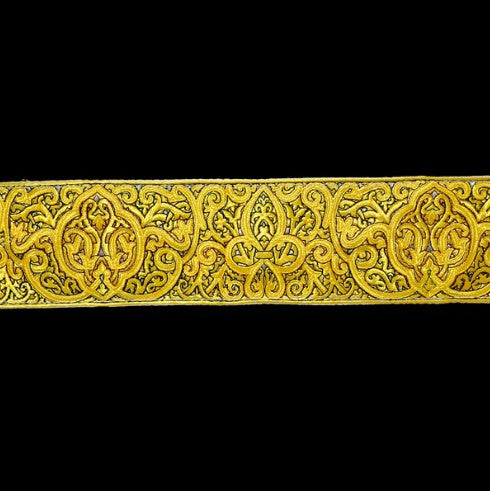 Yemeni Jambiya Blade Case with Tribal Patterns & Embroidered Belt