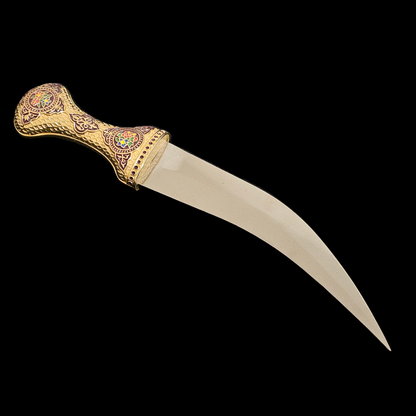 Arab Jambiya with 24 Karat Gold Plated Hilt