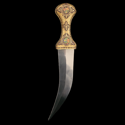 Arab Jambiya with 24 Karat Gold Plated Hilt