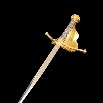 The Rapier of Cortez with 24 Karat Gold Plated Hilt