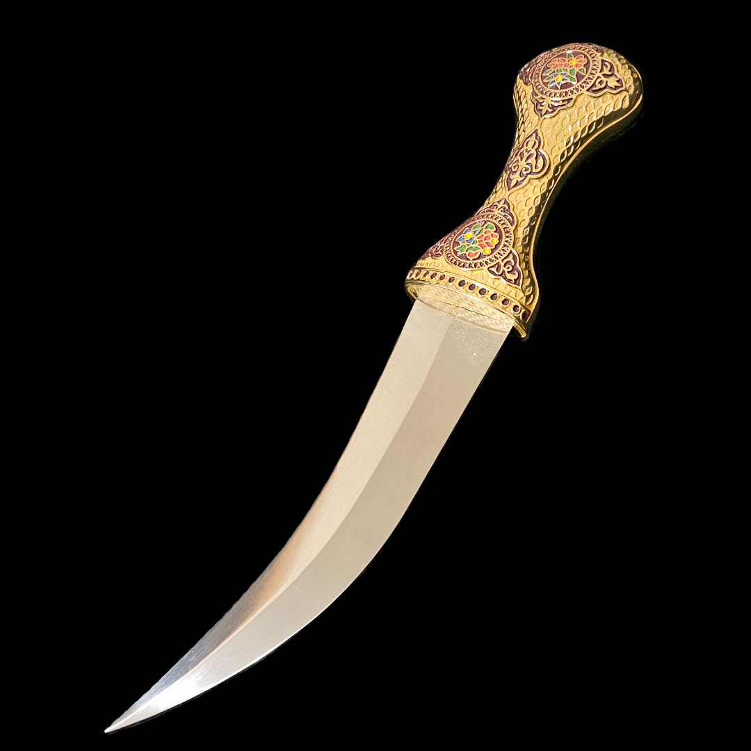 Arab Jambiya with 24 Karat Gold Plated Hilt