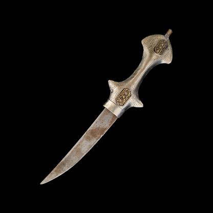 Silver Moroccan Berber Khanjar Dagger