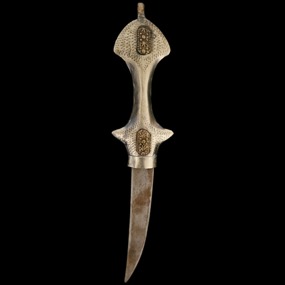 Silver Moroccan Berber Khanjar Dagger