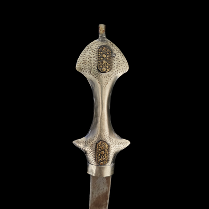 Silver Moroccan Berber Khanjar Dagger