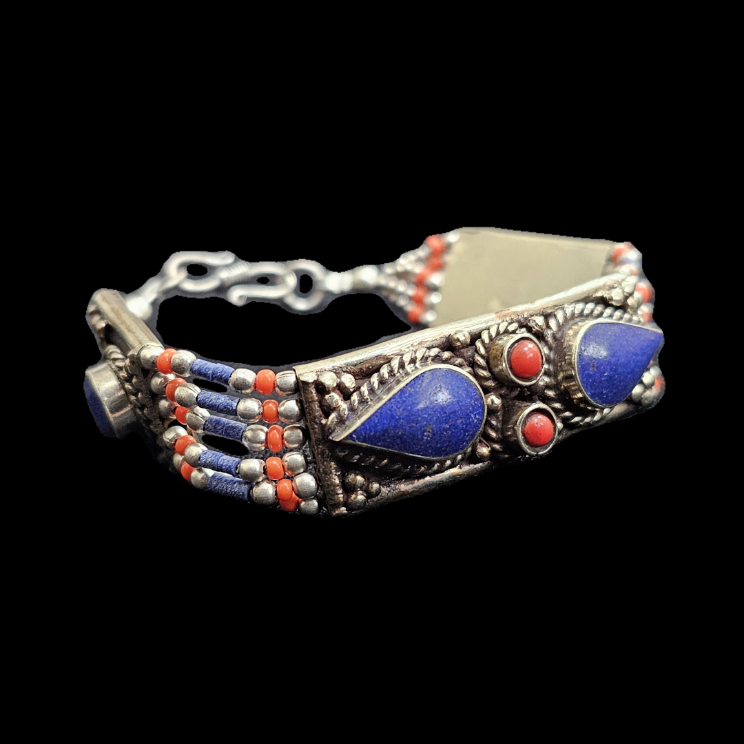 Ethnic Tibetan Lapis Lazuli Bracelet