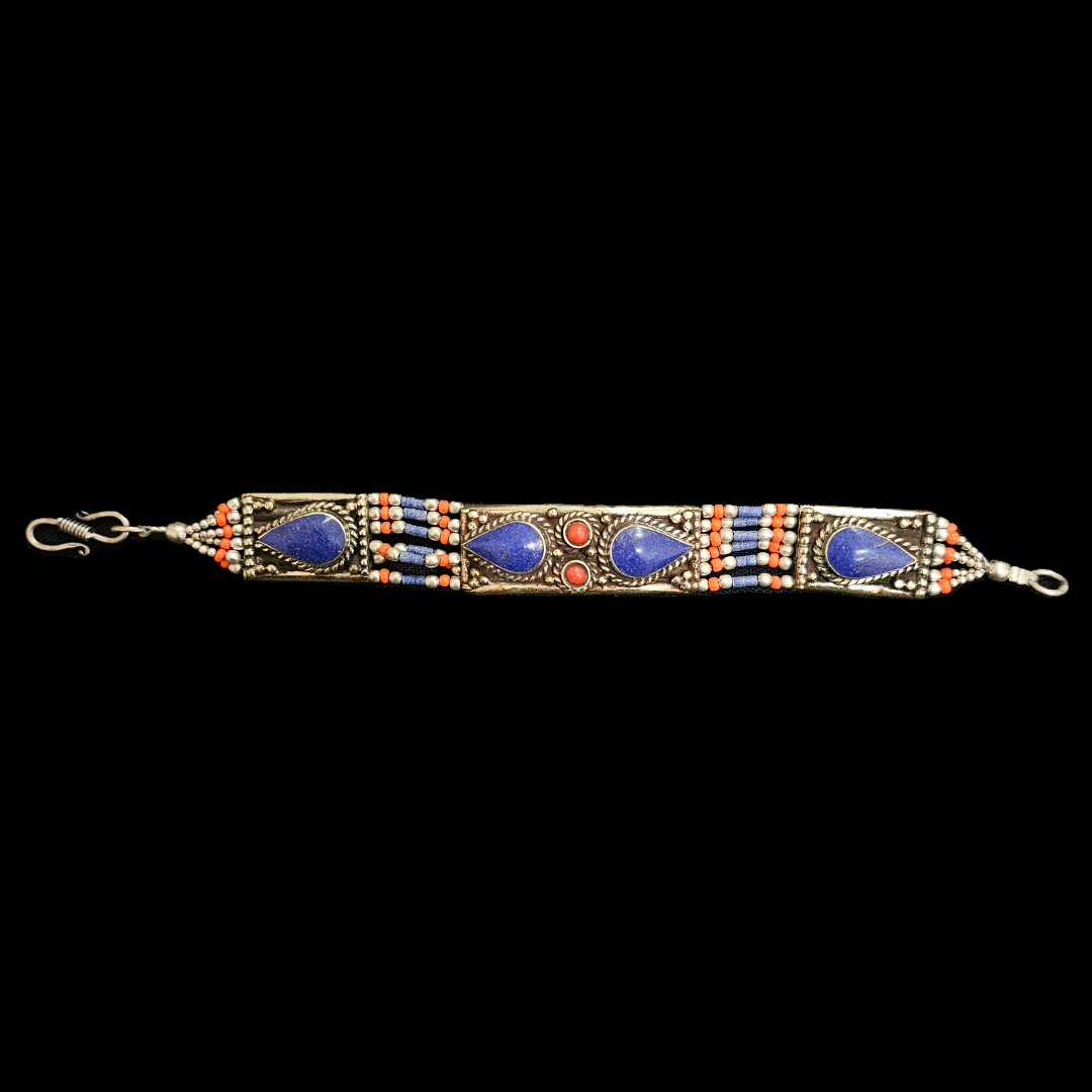 Ethnic Tibetan Lapis Lazuli Bracelet