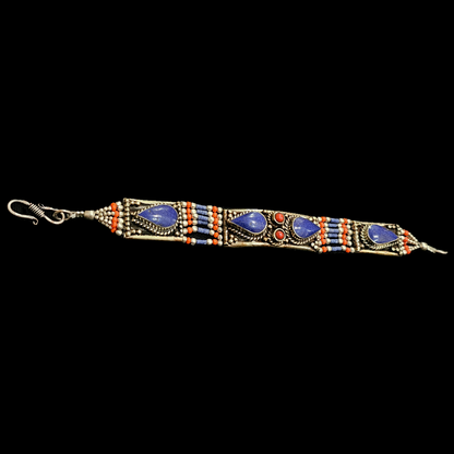 Ethnic Tibetan Lapis Lazuli Bracelet