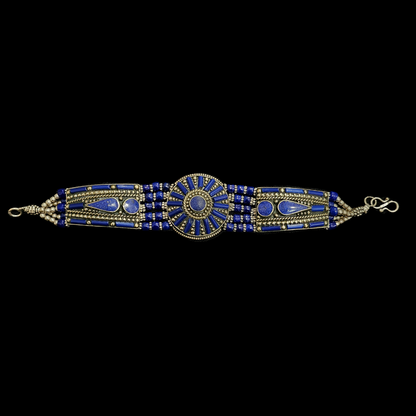 Nepalese Lapis Lazuli Vintage Bracelet