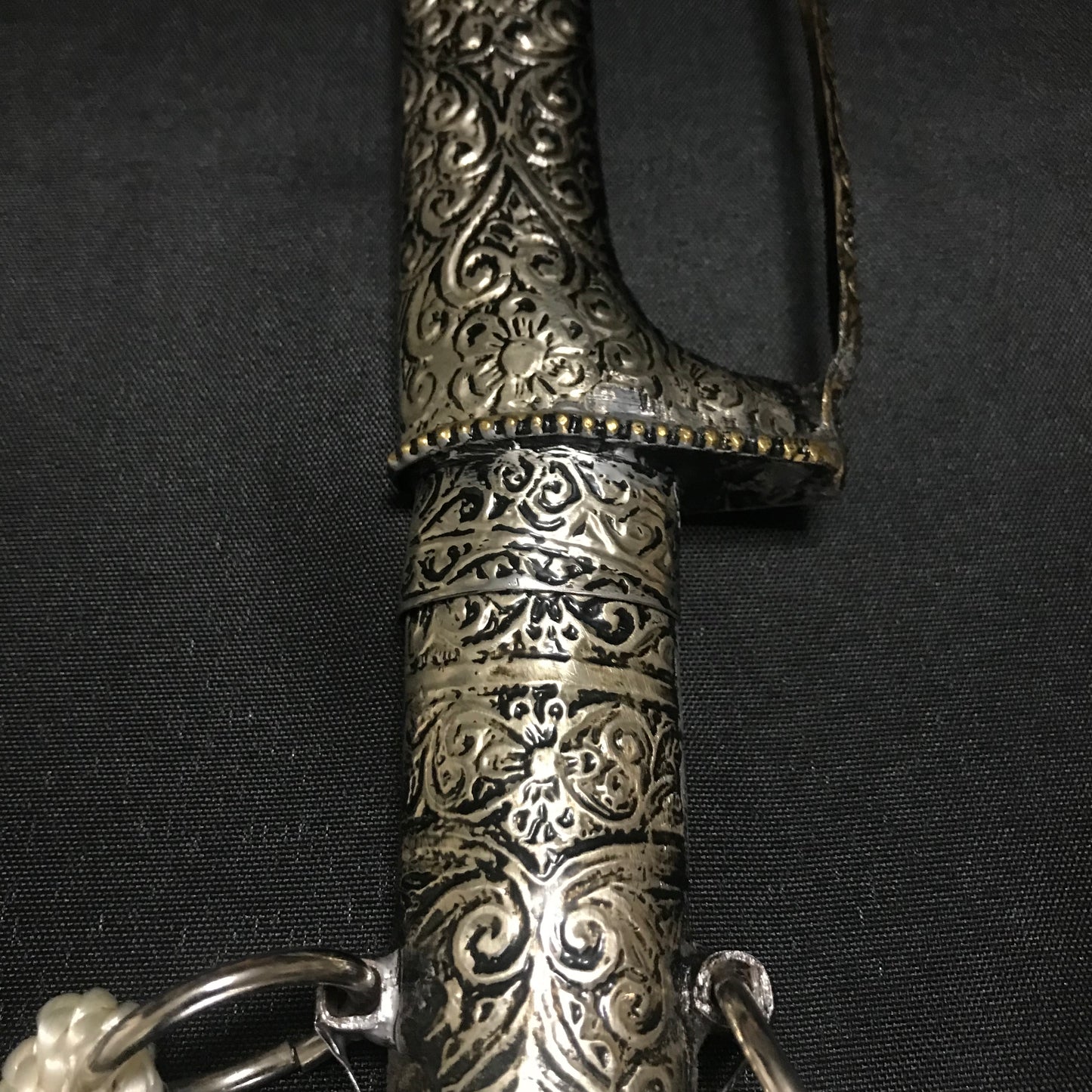 Silver Moroccan Sword Nimcha Saif - Vintage & Handcrafted