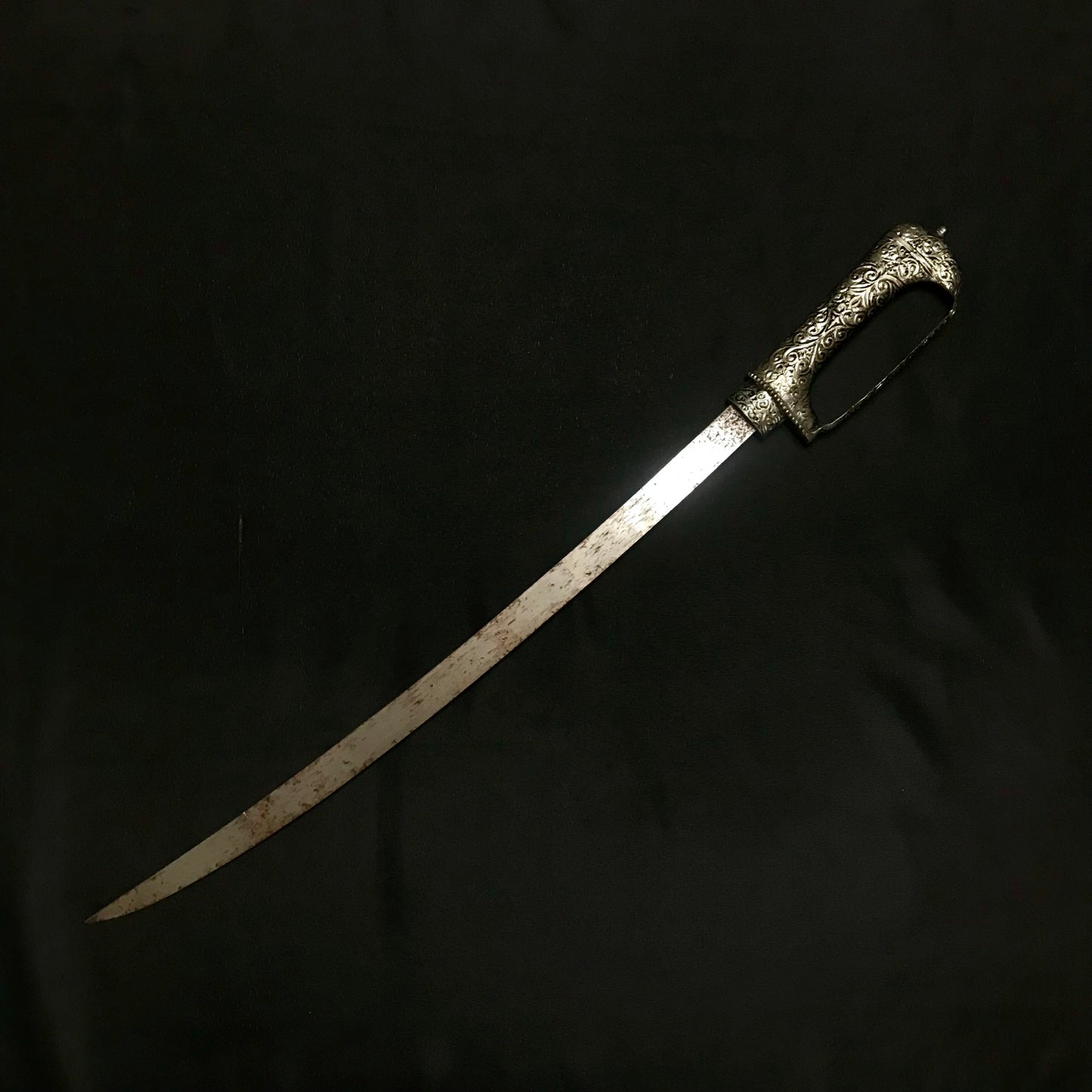 Silver Moroccan Sword Nimcha Saif - Vintage & Handcrafted