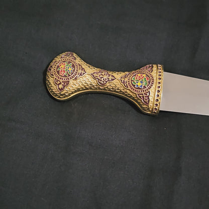 Arab Jambiya with 24 Karat Gold Plated Hilt