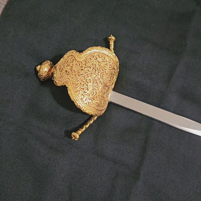 The Rapier of Cortez with 24 Karat Gold Plated Hilt